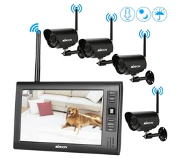 4CH Wireless WiFi Camera System