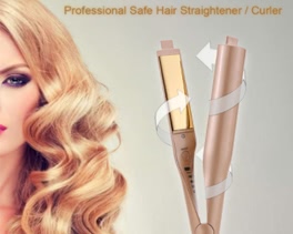 Fashionable 2-In-1 Straightening Curling Iron