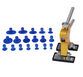 Car Body Paintless Dent Lifter Repair Tool Puller + 18 Tabs Hail Removal Tool