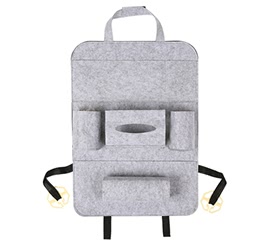 Car Back Seat Organizer Multi-Pocket Bag Fabric Storage Bins