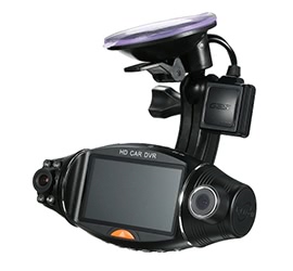 1080P HD 2.7'' Dual Lens Dash Cam Car DVR Video Recorder Camera GPS Module