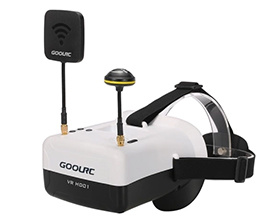 GoolRC VR HD01 Duo Antennas 4.3 Inch 5.8G 40CH FPV Goggles Auto Searching Video Glasses