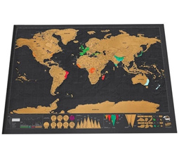 Scratch World Map Travel Edition Original 42 * 30cm