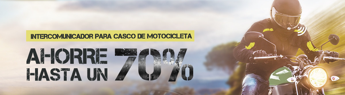 Intercomunicador para Casco de Motocicleta con Venta Promocional, Ahorre Hasta 70% de Descuento | Tomtop