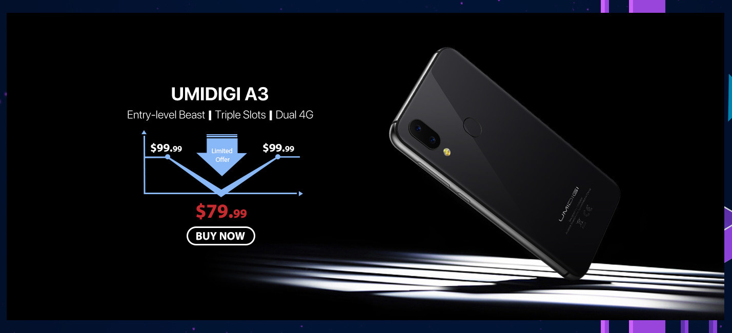 UMIDIGI A3 4G Smartphone 5.5 inch 2GB+16GB