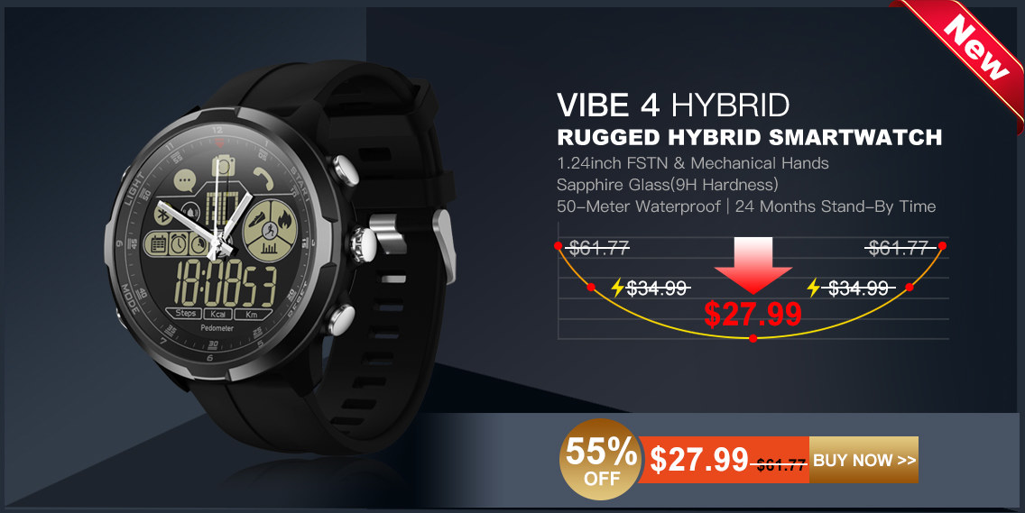 VIBE 4 HYBRID RUGGED HYBRID SMARTWATCH