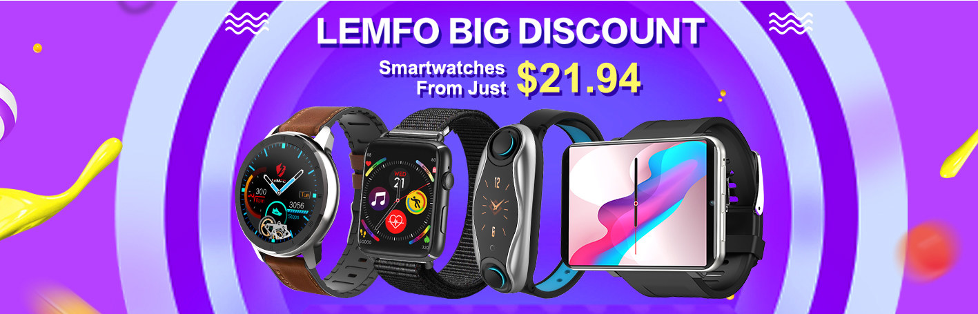 Lemfo Smartwatches Promotion | Big Disccount