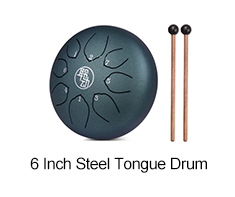 6 Inch Steel Tongue Drum