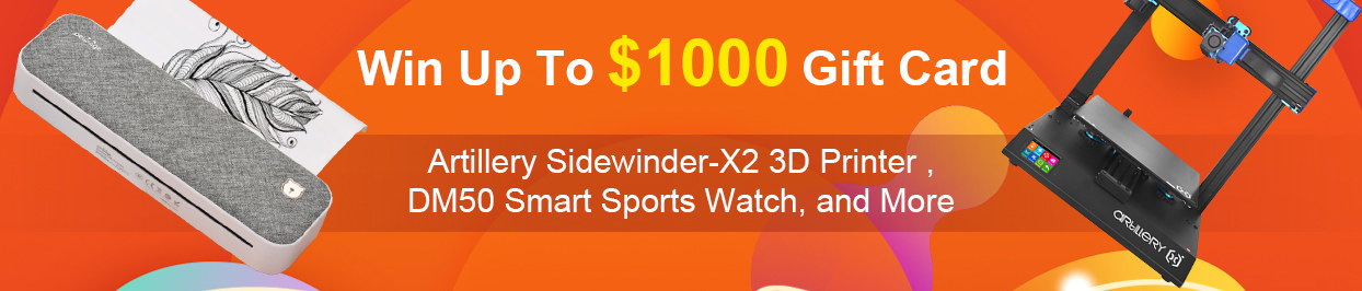 Black Friday Lucky Draw | Win $1000 Gift Card & 3D Printer