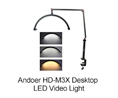Andoer HD-M3X Desktop LED Video Light