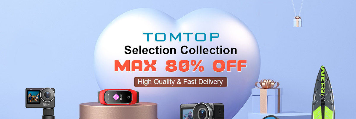 Tomtop Selection Collection - Max 80% Off