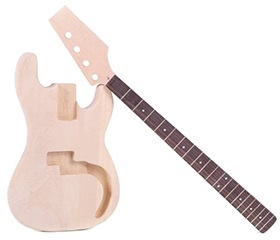 PB Unfinished DIY Electric Bass Guitar Kit