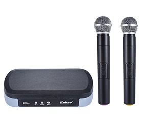 Enbao RX-1212 Professional UHF Wireless Handheld Dual Microphone System