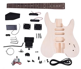 Unfinished DIY Electric Guitar Kit