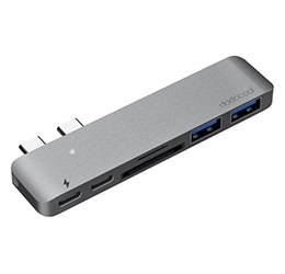 dodocool Aluminum Alloy Dual USB-C Hub