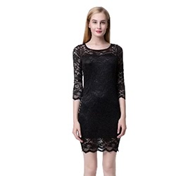 Women Lace Evening Dress