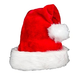 Red Plush Santa Hat