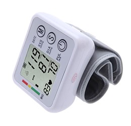 Digital LCD Portable Wrist Blood Pressure Meter