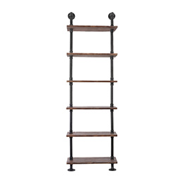 IKayaa 6 Tier Industrial Ladder Shelves
