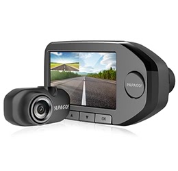 PAPAGO 2.7 inch Gosafe 360 Dual Lens Car DVR with Rear Camera