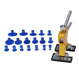 Car Body Paintless Dent Lifter Repair Tool Puller + 18 Tabs Hail Removal Tool