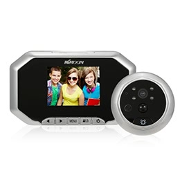 720P Digital Peephole Viewer 160° Doorbell Camera