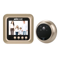 2.4" LCD Viewer 160 Degree Doorbell HD IR Camera