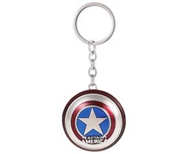 Marvel The Avengers Key Ring Captain America's Shield Metal Key Chain