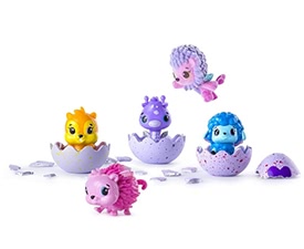 Hatching Egg Collectible Eggs 4-pack Eggs + Bonus Figure(Random Assortment)