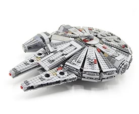 Original Box LEPIN 05007 1381pcs Star Wars Millennium Falcon Force Awakens