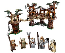 Original Box LEPIN 05047 1990pcs Star Wars Ewok Village