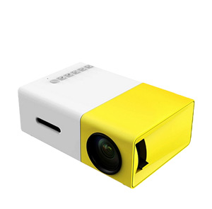 FW1S YG300 LED Projector 400 Lumens 1000 : 1 320 * 240 Pixels 