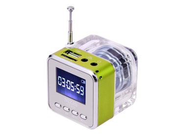 Mini Digital Portable Music MP3/4 Player TF USB Disk Speaker FM Radio