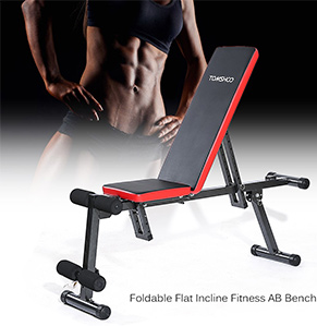 TOMSHOO Adjustable Folding AB Bench