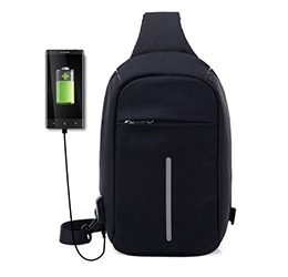 USB Anti-theft Chest Package Shoulder Bag