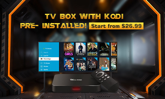KODI TV BOX Annual Special Offer, Give You The Biggest Discount -Tomtop.com