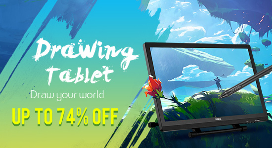 Drawing Tablet with Promotional Sale, Up to 74% Off